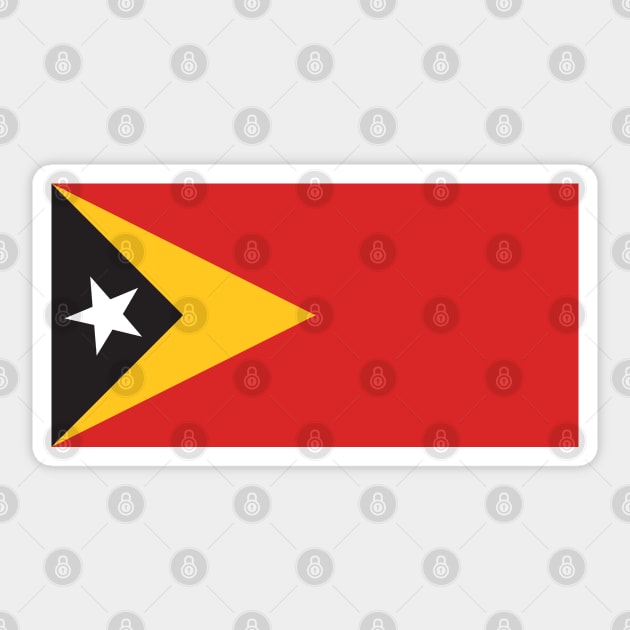 Flag of East Timor Sticker by COUNTRY FLAGS